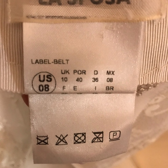 La SPOSA PRONOVIAS Belt only, MILLAR, off white, Grosgrain ribbon. - Picture 15 of 15